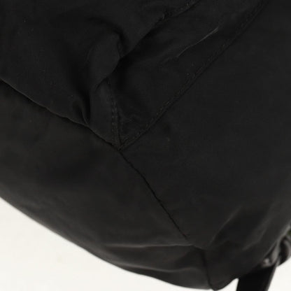 Prada Front Pocket Buckle Backpack Nylon, BLACK, NYLON, Backpack