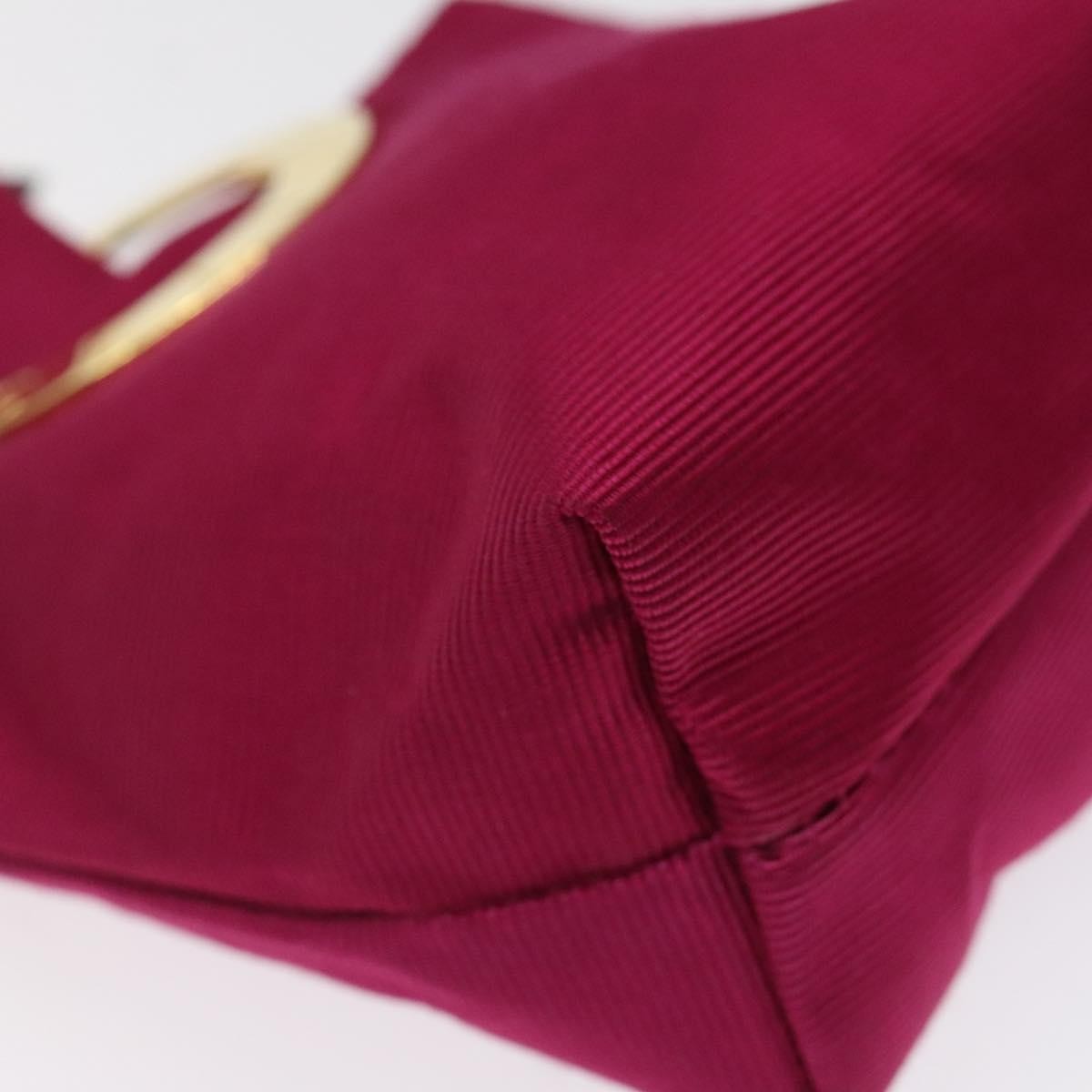 Celine Circle Logo Pouch Nylon, PINK, NYLON, Clutche & pouche