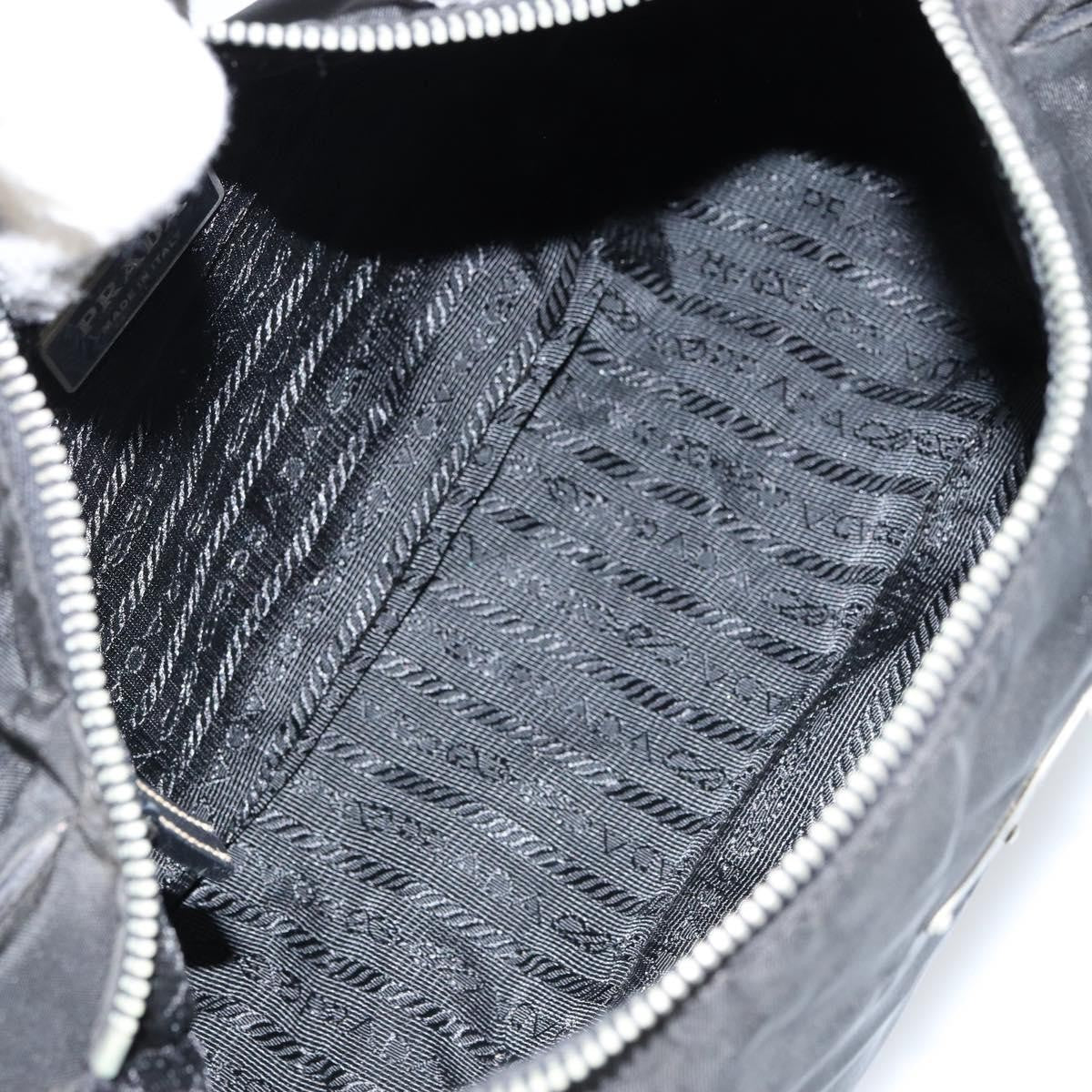 Prada Vintage Shoulder Bag Tessuto, BLACK, NYLON, Shoulder bag