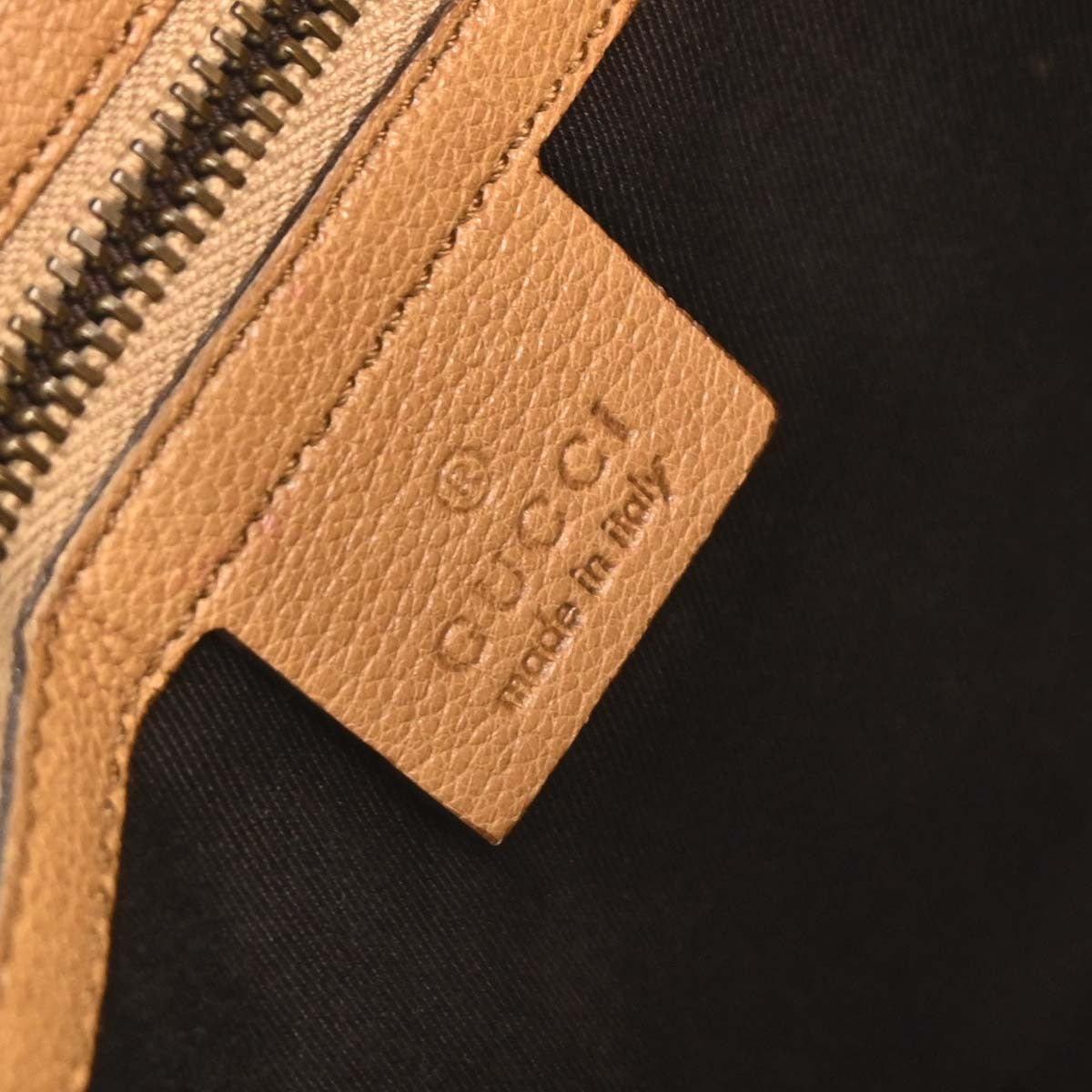 Gucci Blondie Hobo Leather, BROWN, LEATHER, Handbag