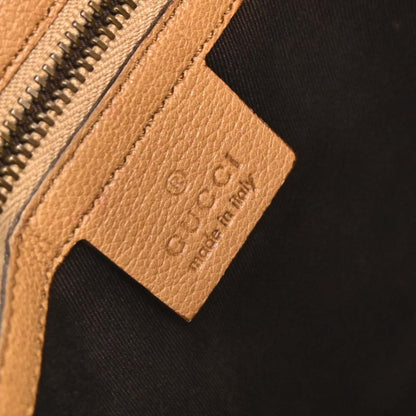 Gucci Blondie Hobo Leather, BROWN, LEATHER, Handbag