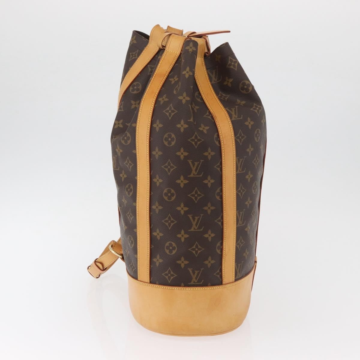 Louis Vuitton Randonnee Backpack Monogram Canvas, Brown, Canvas, Backpack