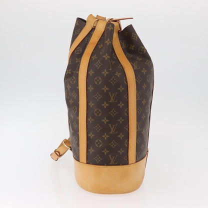 Louis Vuitton Randonnee Backpack Monogram Canvas, Brown, Canvas, Backpack