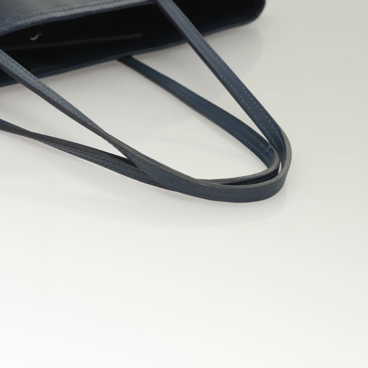 Louis Vuitton Neverfull Tote Epi Leather, BLUE, LEATHER, Tote bag