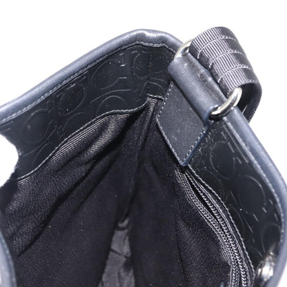 Salvatore Ferragamo Gancini Shoulder Bag Patent Leather, BLACK, PATENT_LEATHER, Shoulder bag