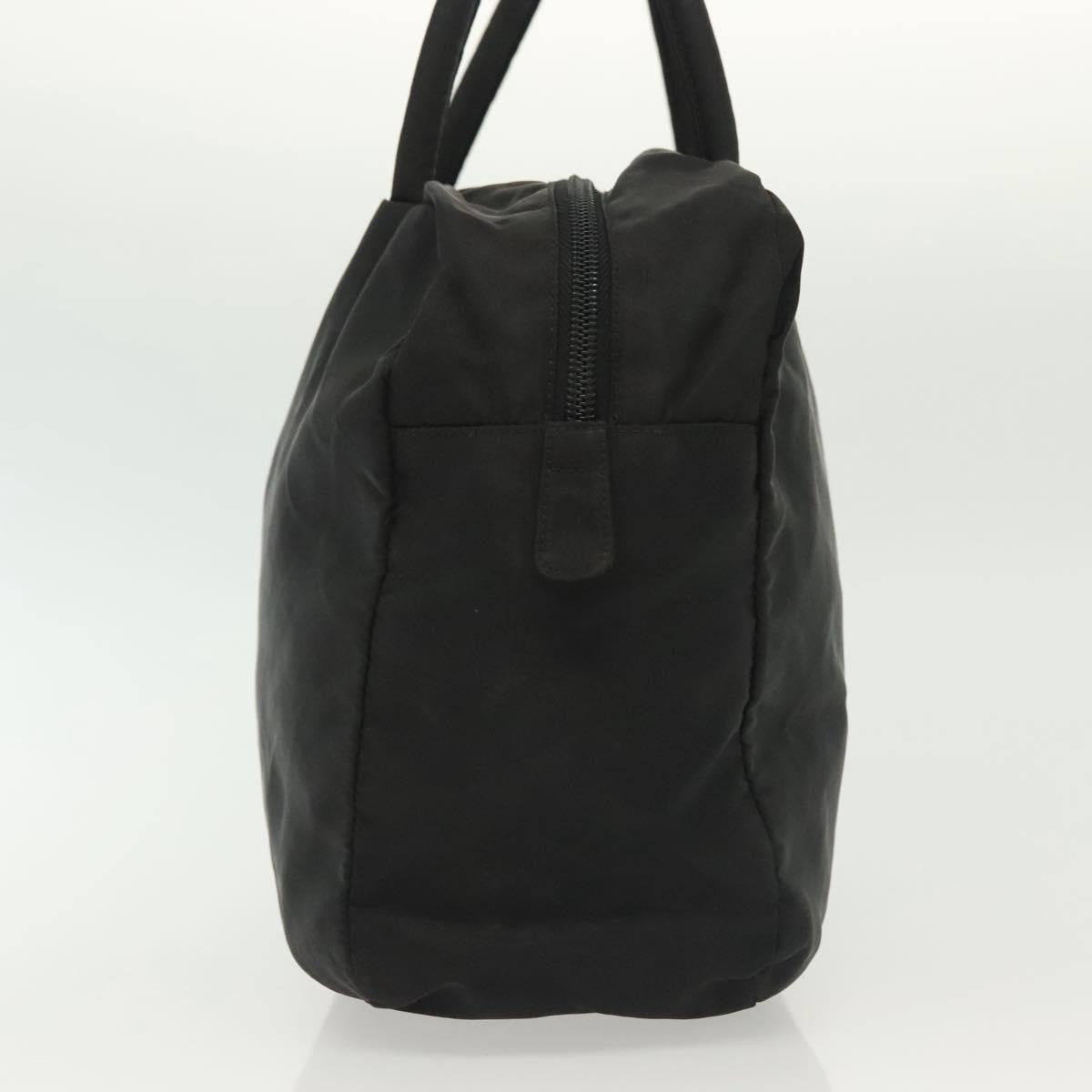Prada Vintage Zip Handbag Tessuto, BLACK, NYLON, Handbag