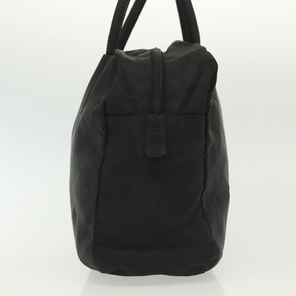 Prada Vintage Zip Handbag Tessuto, BLACK, NYLON, Handbag