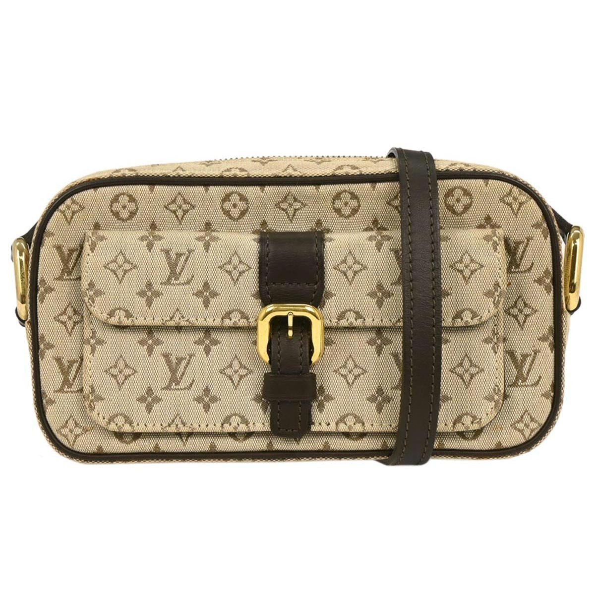 Louis Vuitton Juliette Crossbody Bag Mini Lin, KHAKI, CANVAS, Shoulder bag