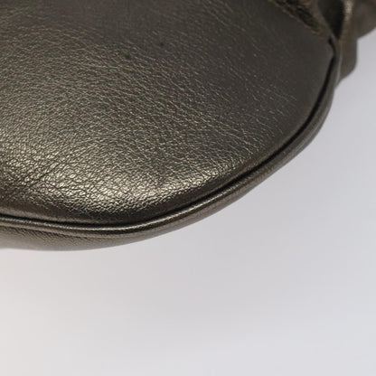 Salvatore Ferragamo Gancini Tote Leather, SILVER, LEATHER, Tote bag