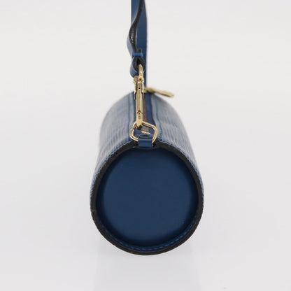 Louis Vuitton Soufflot Pochette Epi Leather, BLUE, LEATHER, Clutche & pouche