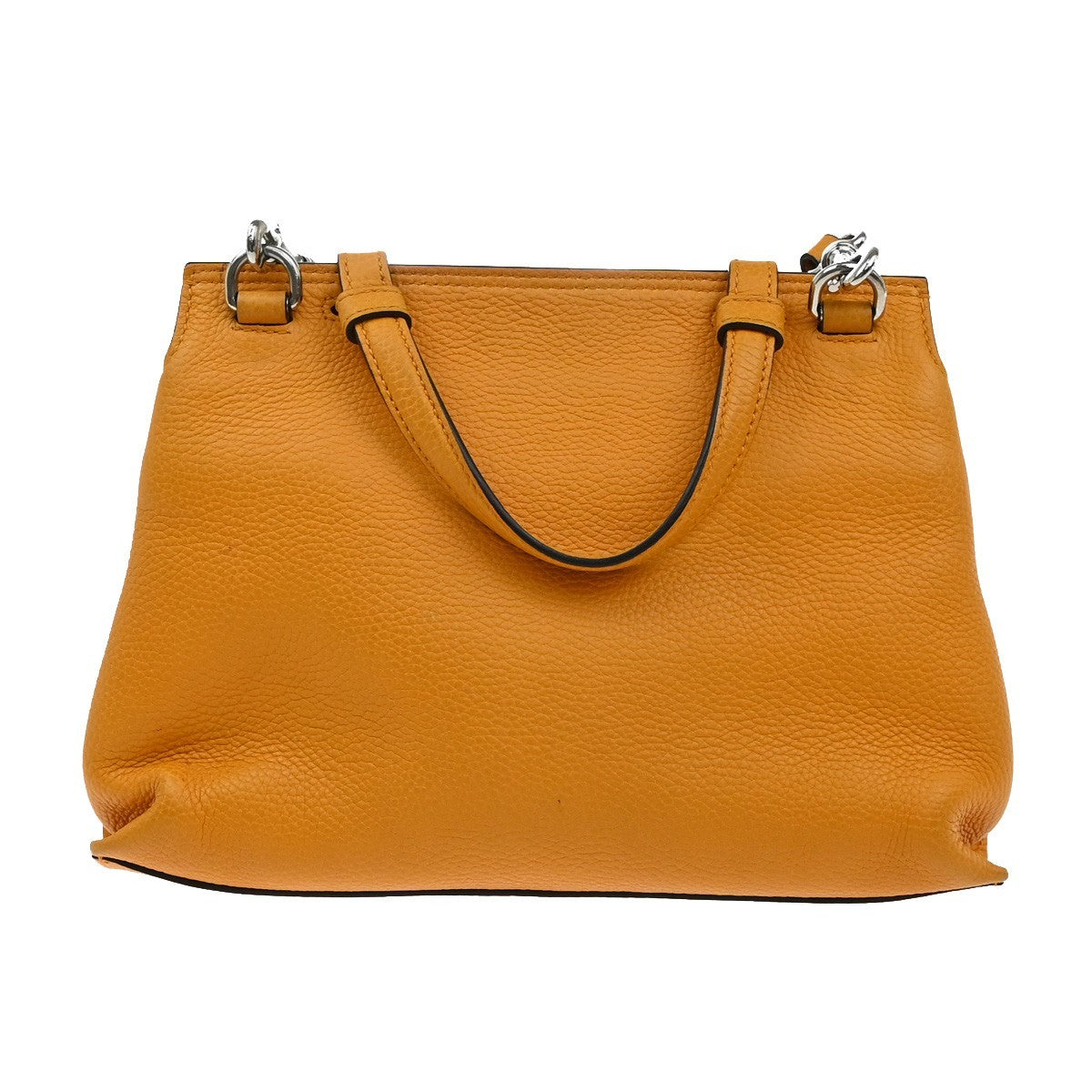 Gucci Bamboo Daily Top Handle Bag Leather, Orange, Leather, Handbag