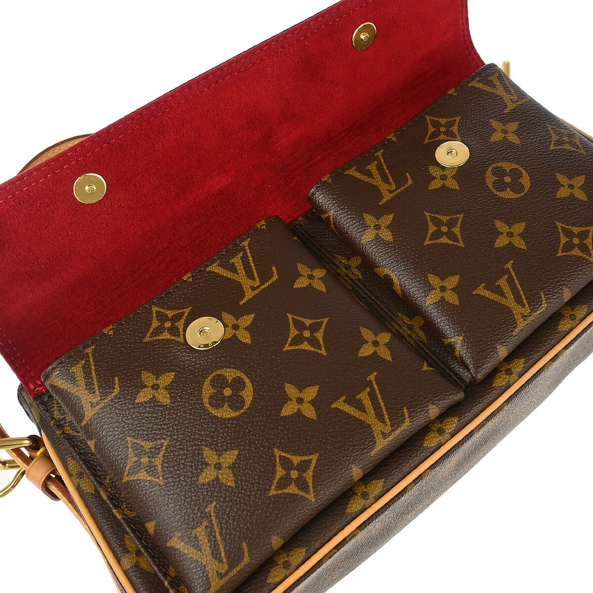 Louis Vuitton Viva Cite Handbag Monogram Canvas, BROWN, CANVAS, Handbag