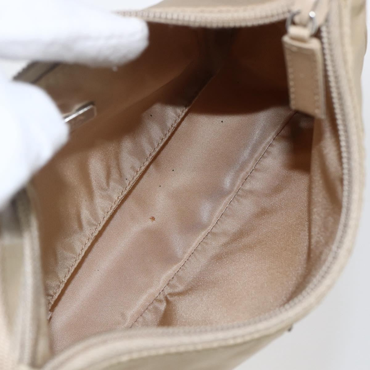 Prada Hobo Tessuto, BEIGE, NYLON, Handbag