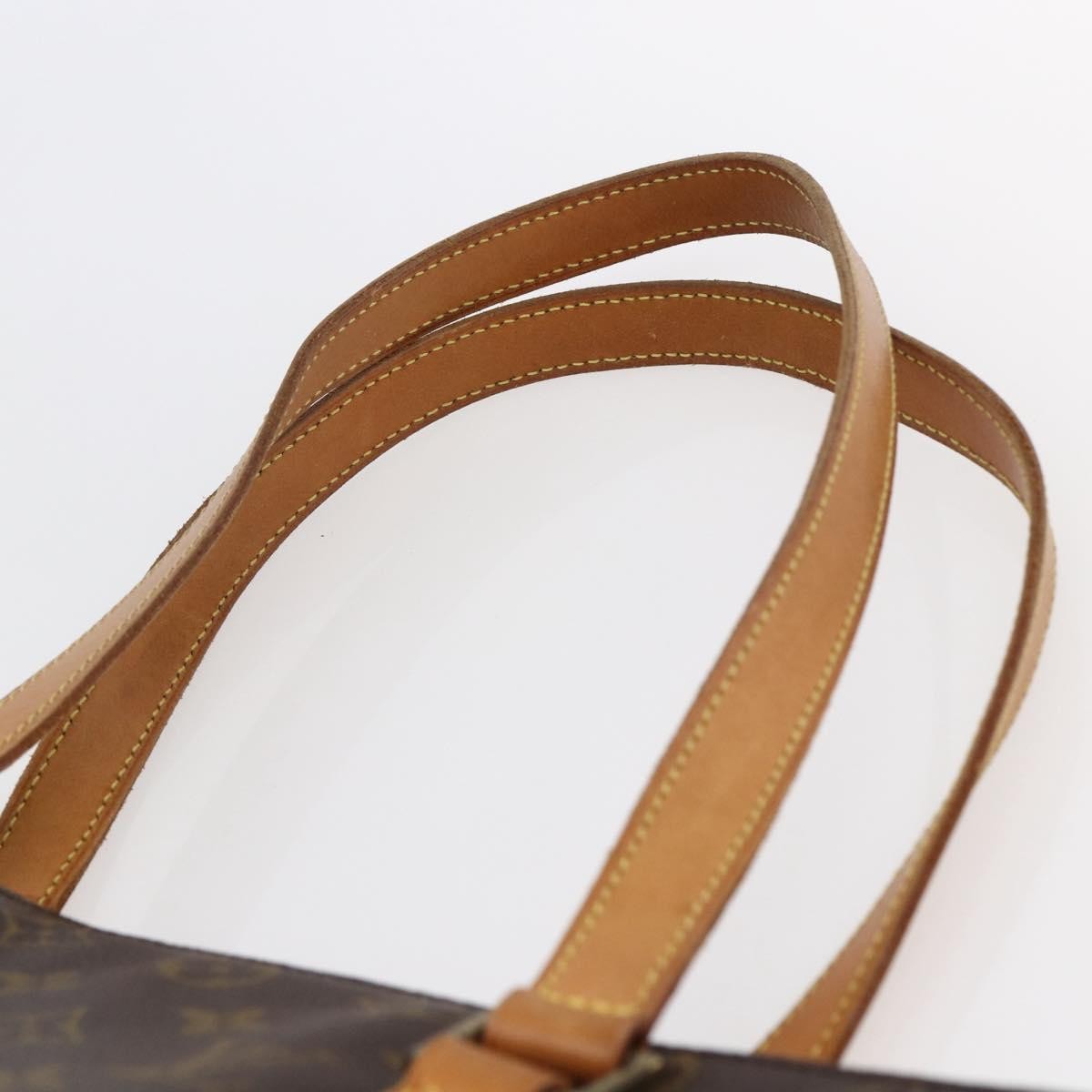 Louis Vuitton Cabas Mezzo Monogram Canvas, BROWN, CANVAS, Tote bag