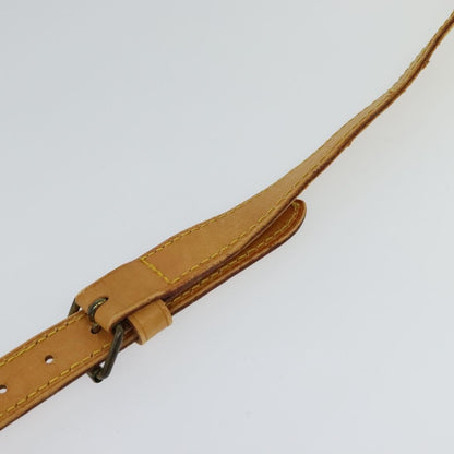 Louis Vuitton Adjustable Shoulder Strap Vachetta Leather, BEIGE, LEATHER, Straps