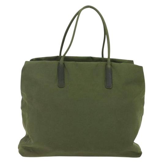 Prada Vintage Tote Tessuto, KHAKI, NYLON, Tote bag