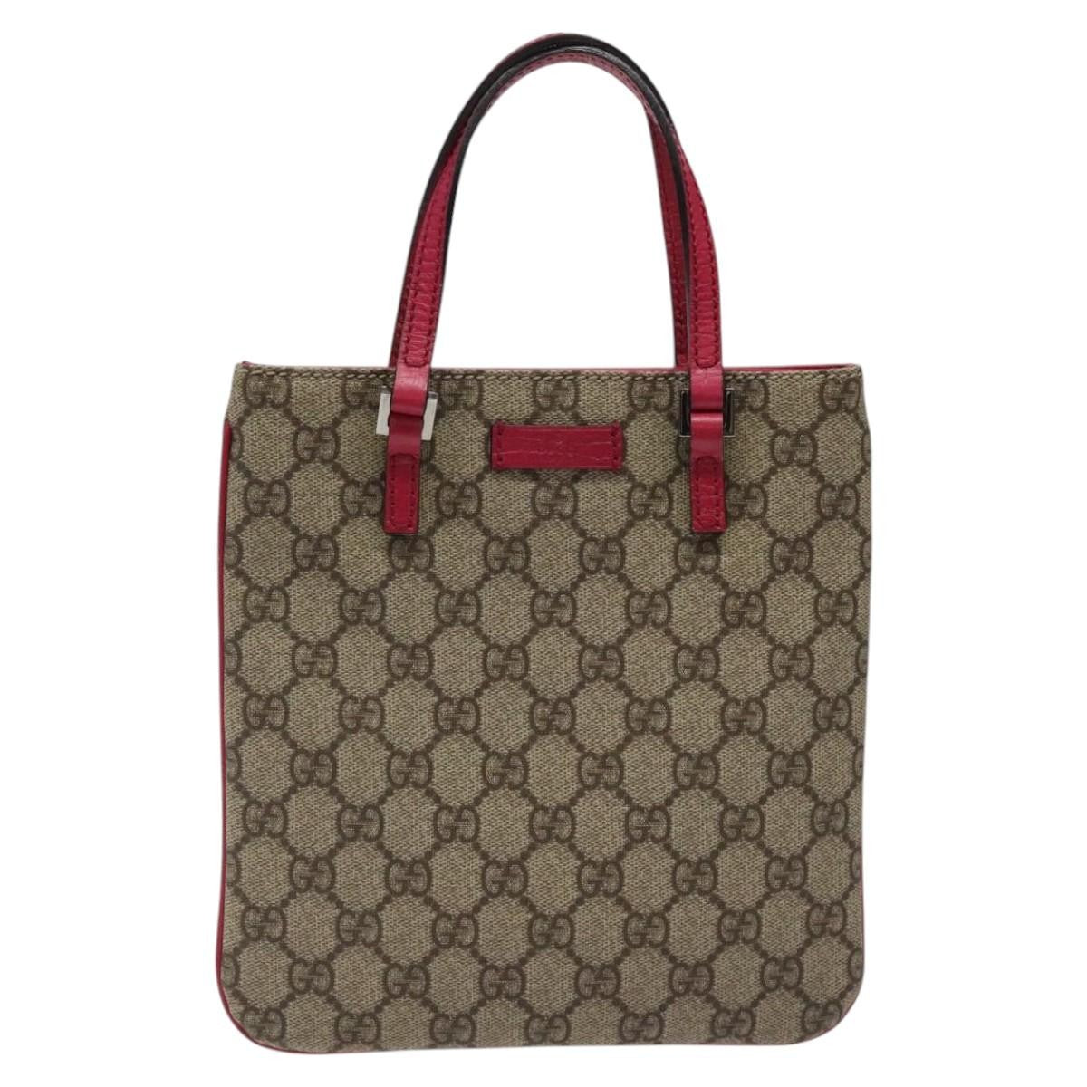 Gucci Joy Plus Flat Tote GG Coated Canvas, BEIGE, CANVAS, Tote bag