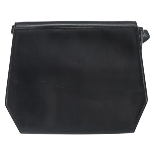 Salvatore Ferragamo Vintage Shoulder Bag Leather, BLACK, LEATHER, Shoulder bag