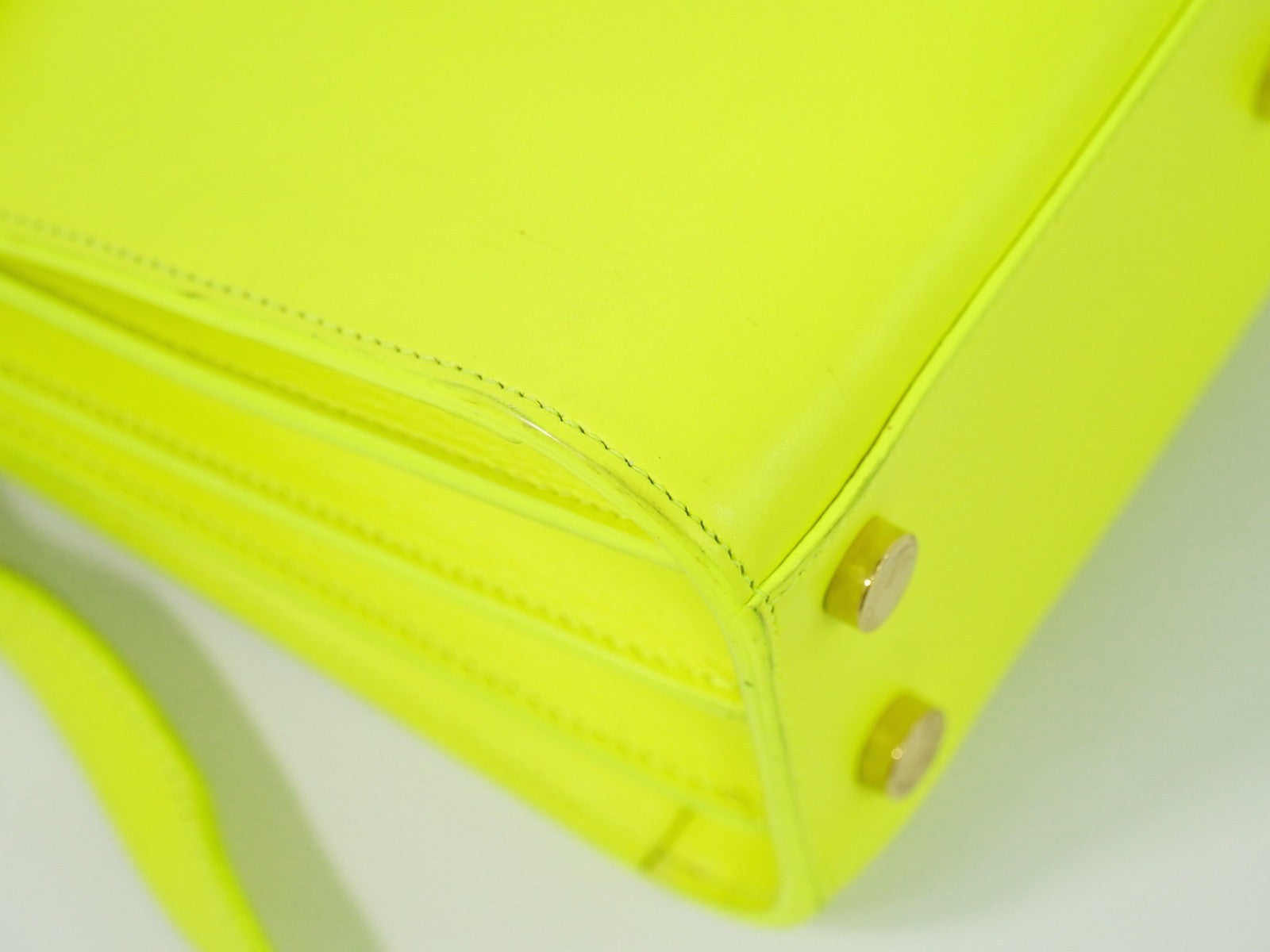 Saint Laurent Sac de Jour NM Bag Leather, YELLOW, LEATHER, Handbag