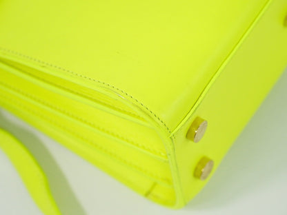 Saint Laurent Sac de Jour NM Bag Leather, YELLOW, LEATHER, Handbag