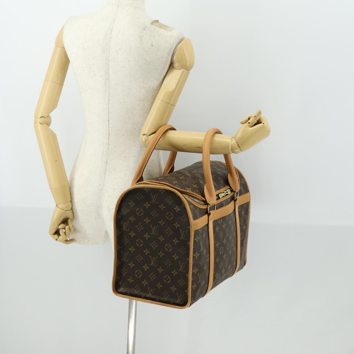 Louis Vuitton Dog Carrier Bag Monogram Canvas, Brown, Canvas, Travel Bag
