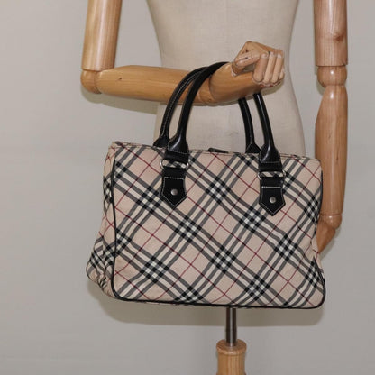 Burberry Nova Check Handbag Nylon, BEIGE, NYLON, Handbag