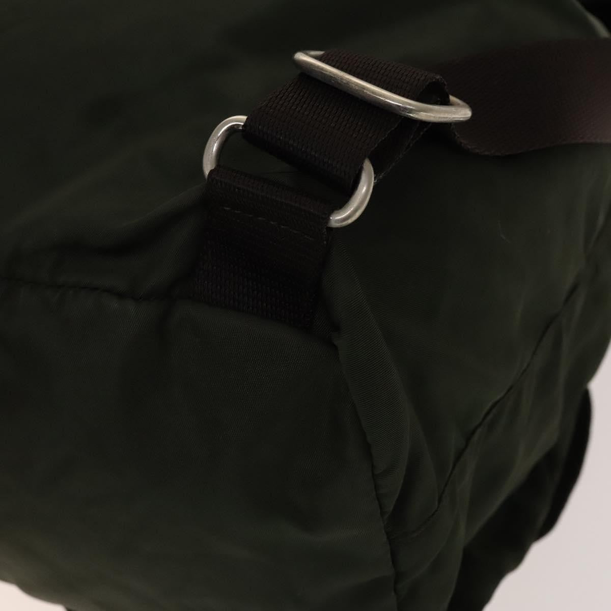 Prada Double Front Pocket Backpack Tessuto, KHAKI, NYLON, Backpack