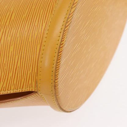 Louis Vuitton Saint Jacques Handbag Epi Leather, YELLOW, LEATHER, Shoulder bag