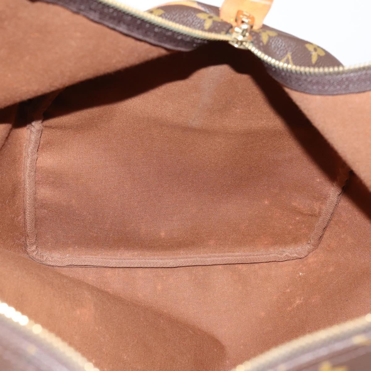 Louis Vuitton Keepall Bag Monogram Canvas, BROWN, CANVAS, Travel bag