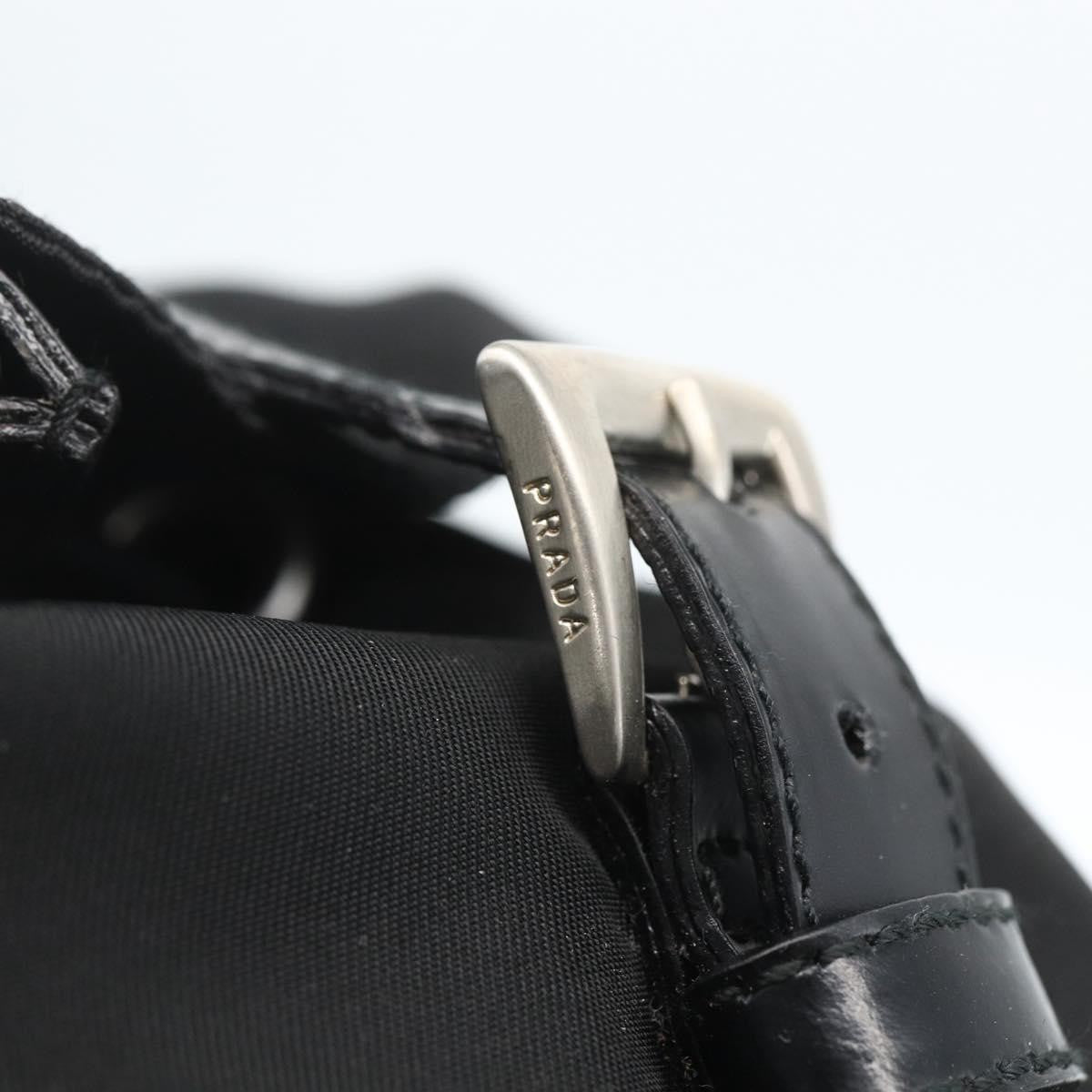 Prada Front Pocket Backpack Tessuto, BLACK, NYLON, Backpack