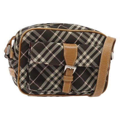 Burberry Nova Check Blue Label Canvas, BROWN, CANVAS, Shoulder bag
