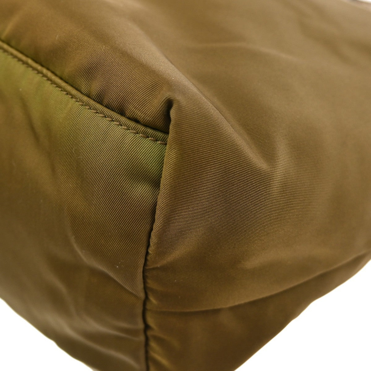 Prada Vintage Tote Tessuto, BROWN, NYLON, Tote bag