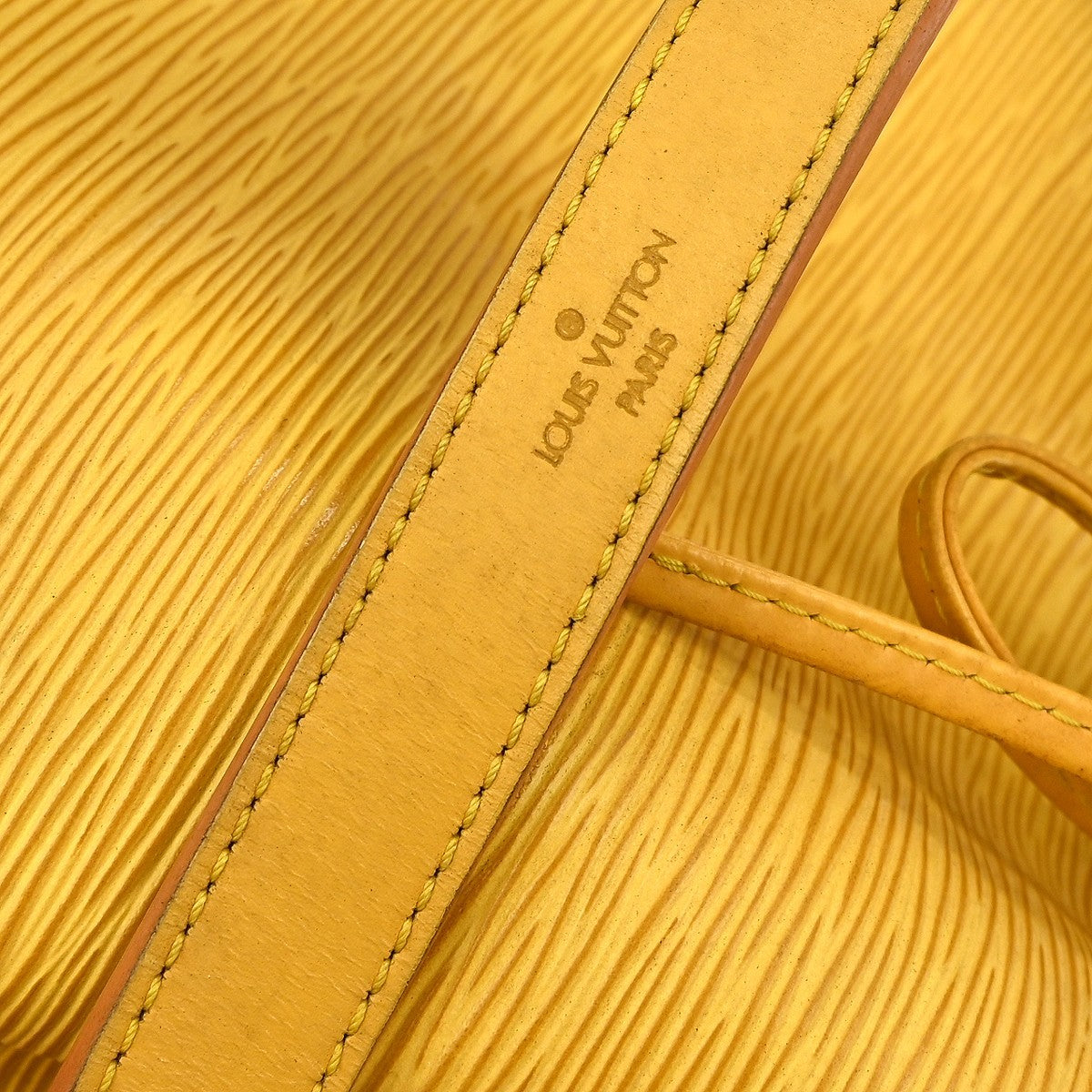 Louis Vuitton Noe Handbag Epi Leather, YELLOW, LEATHER, Shoulder bag