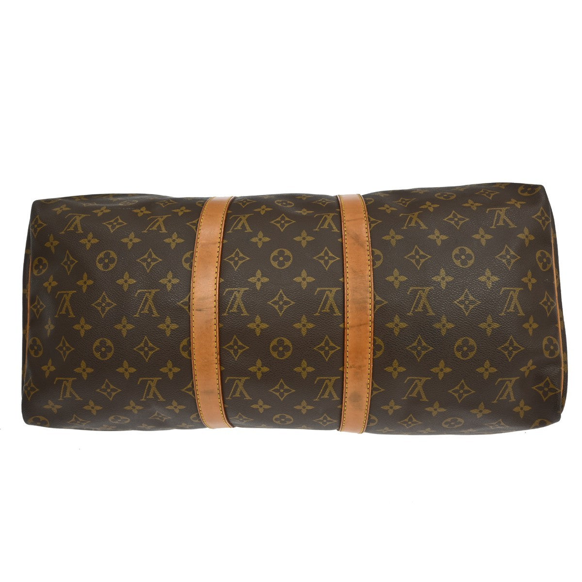 Louis Vuitton Keepall Bag Monogram Canvas, Brown, Canvas, Travel Bag