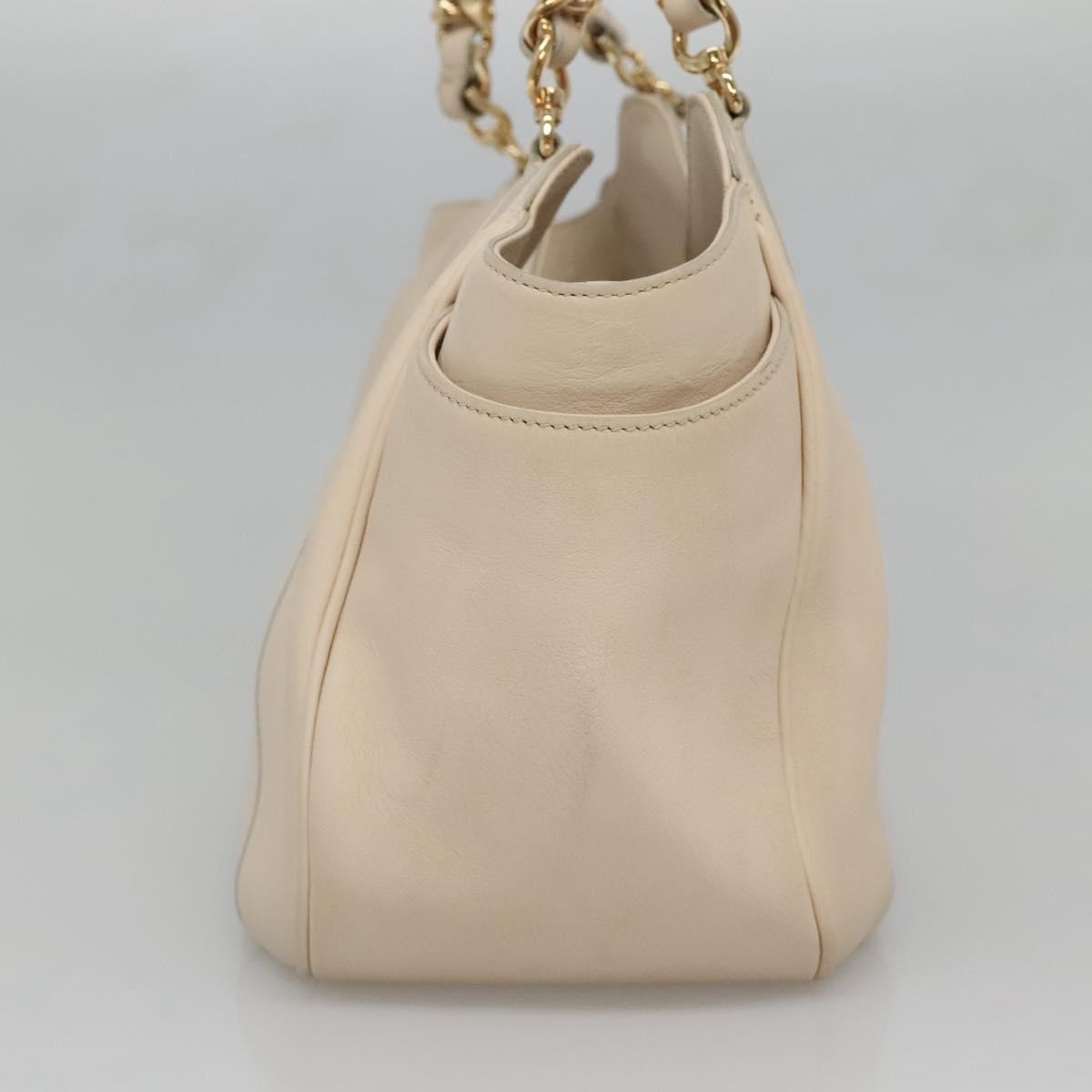 Salvatore Ferragamo Melinda Tote Leather, BEIGE, LEATHER, Tote bag