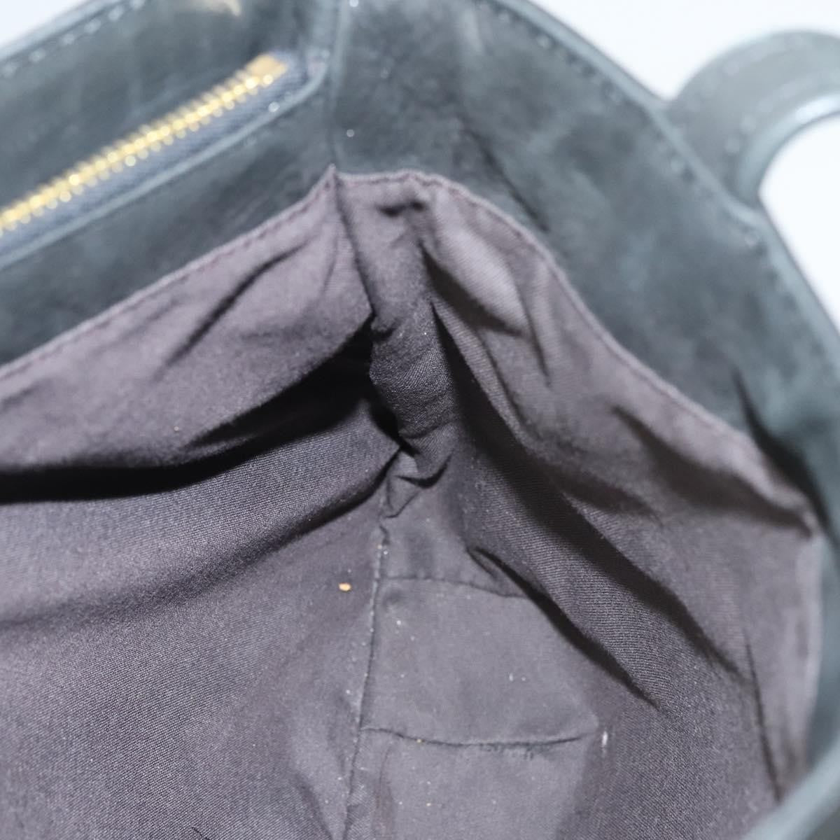 Fendi Vintage Convertible Tote Leather, BLACK, LEATHER, Tote bag