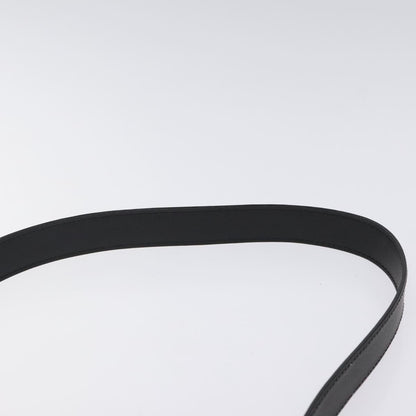 Celine Vintage Circle Logo Crossbody Bag Leather, BLACK, LEATHER, Shoulder bag