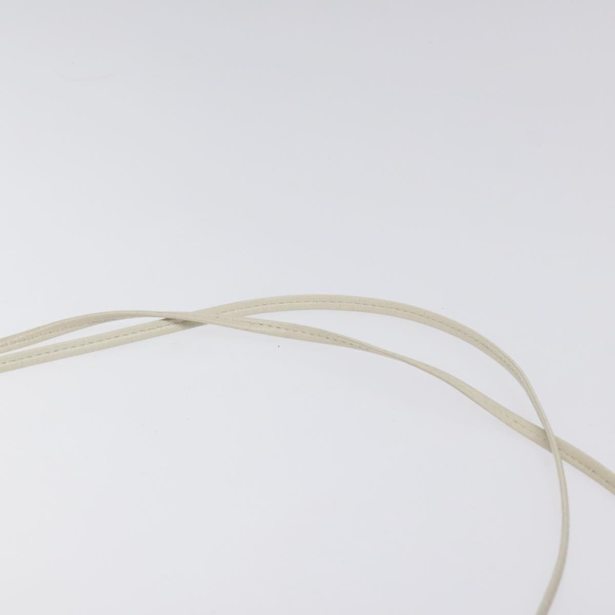 Celine Triangle Bag Leather, WHITE, LEATHER, Handbag