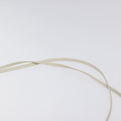 Celine Triangle Bag Leather, WHITE, LEATHER, Handbag