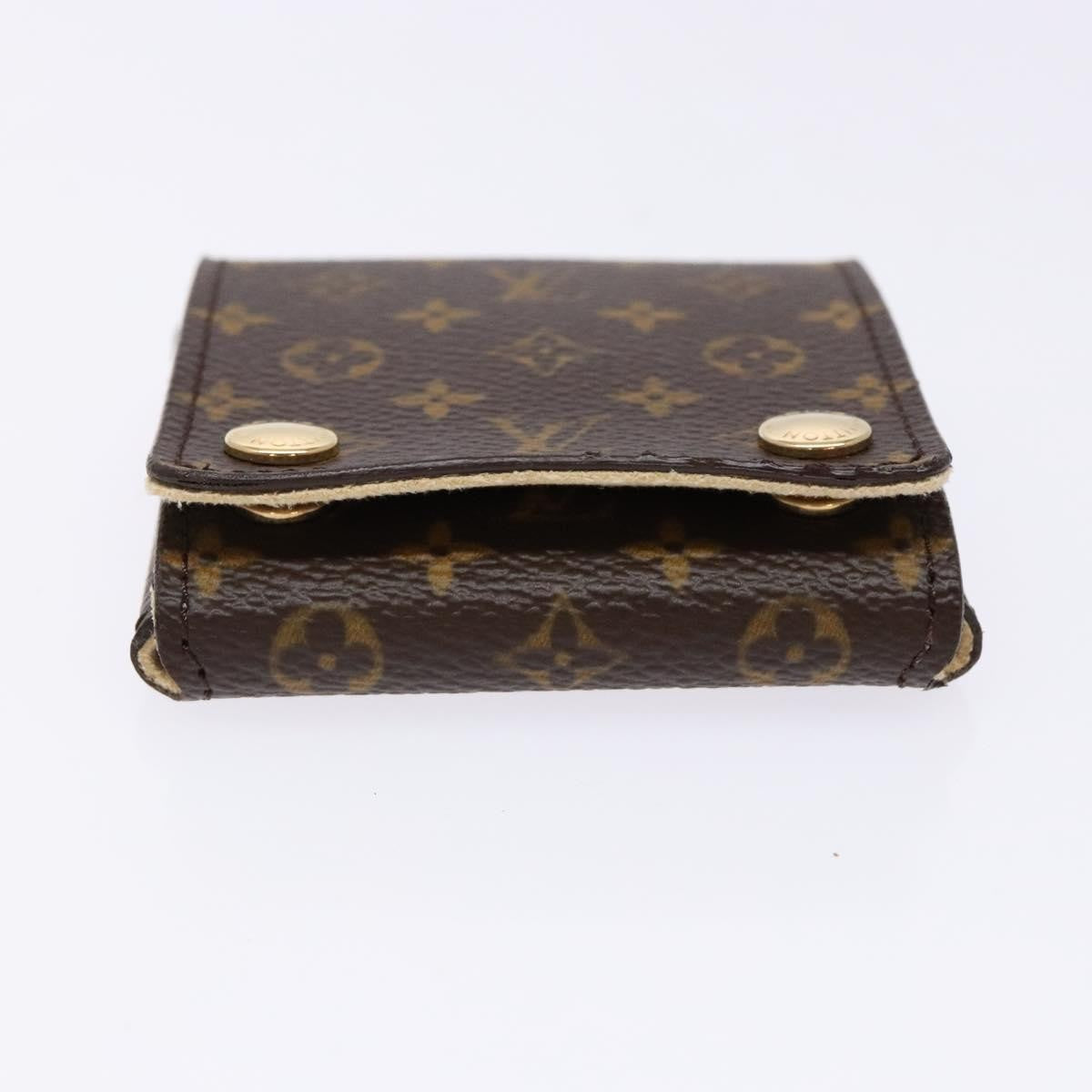 Louis Vuitton CASE JEWELRY BOX Canvas, BROWN, CANVAS, Wallets