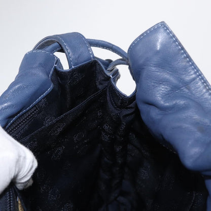 Loewe Flamenco Bag Leather, BLUE, LEATHER, Shoulder bag