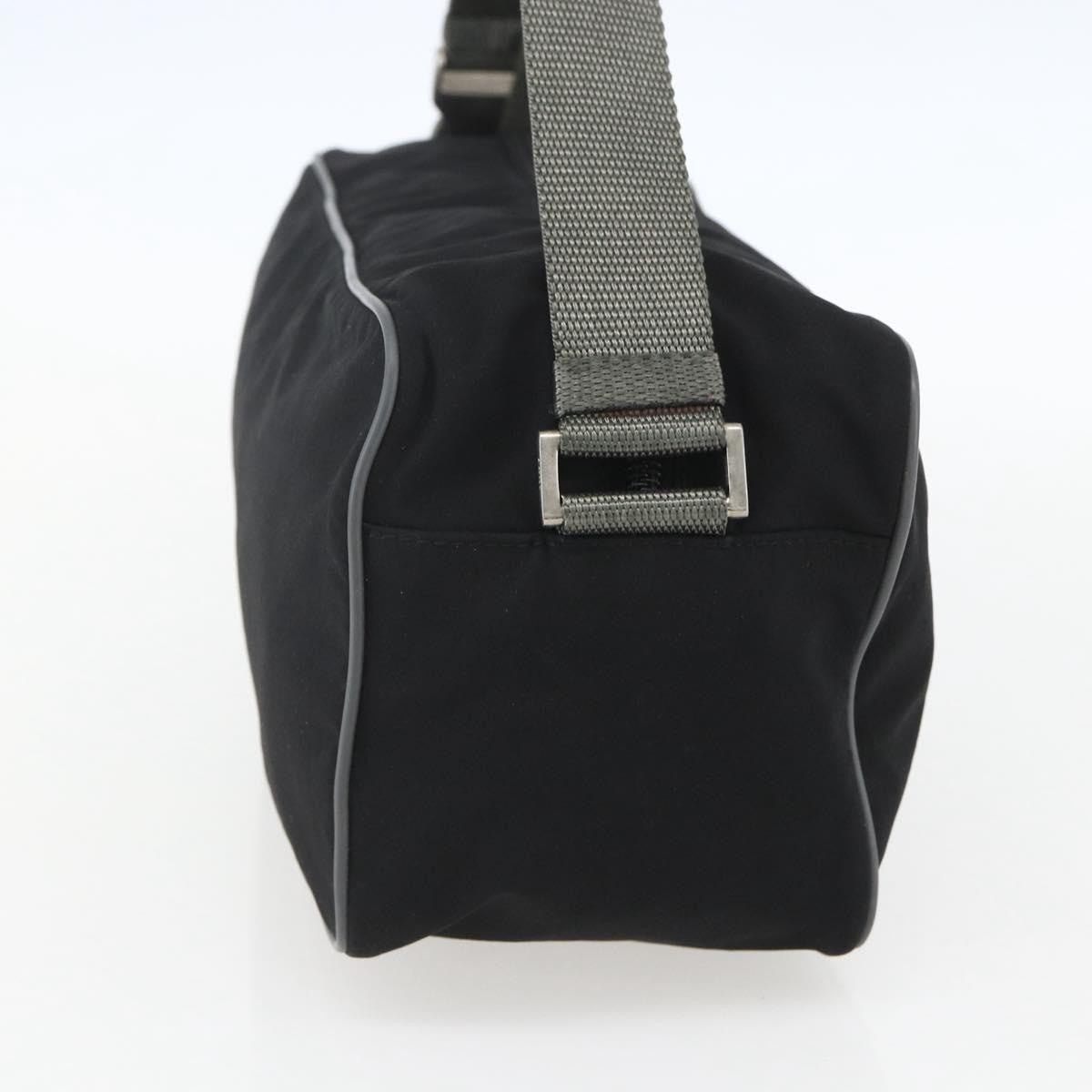 Prada Sport Zip Shoulder Bag Tessuto, BLACK, NYLON, Shoulder bag