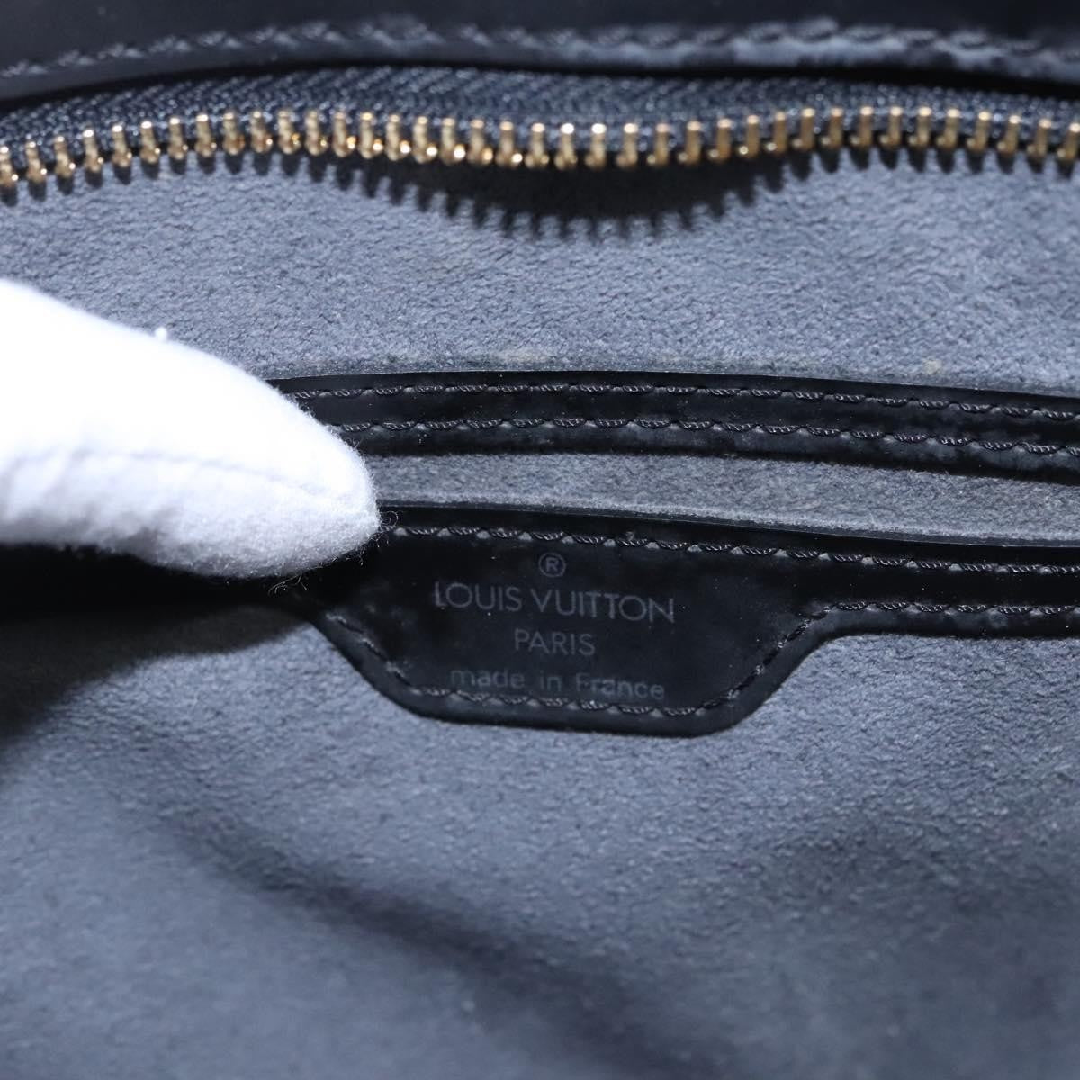 Louis Vuitton Saint Jacques Handbag Epi Leather, BLACK, LEATHER, Handbag