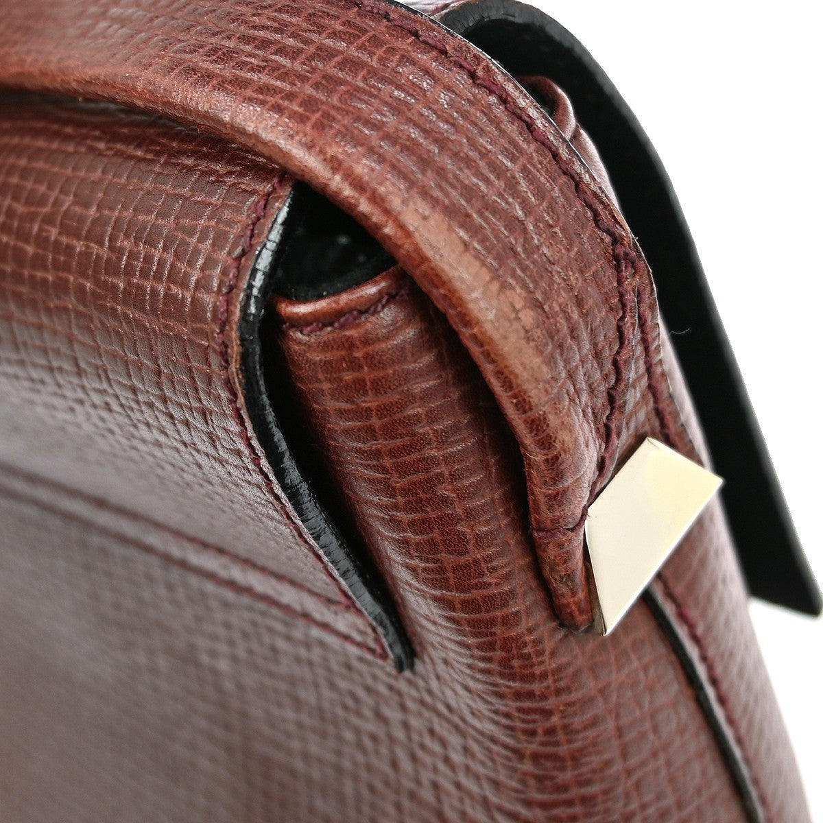 Loewe Vintage Shoulder Bag Leather, BURGUNDY, LEATHER, Shoulder bag