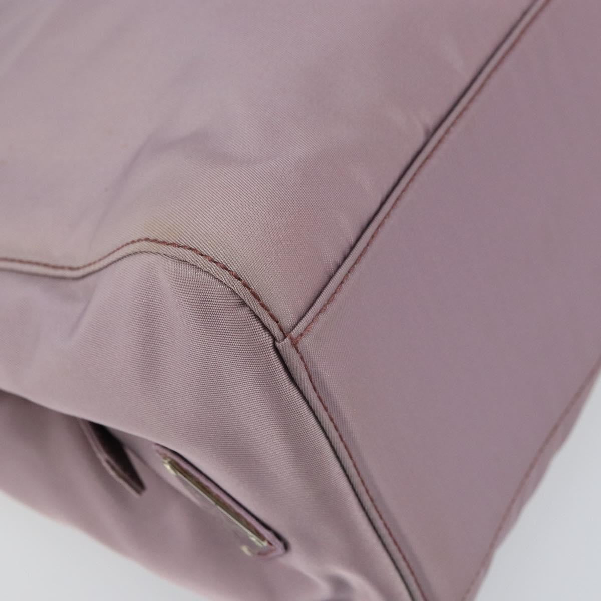 Prada Resin Handle Tote Tessuto, PURPLE, NYLON, Tote bag