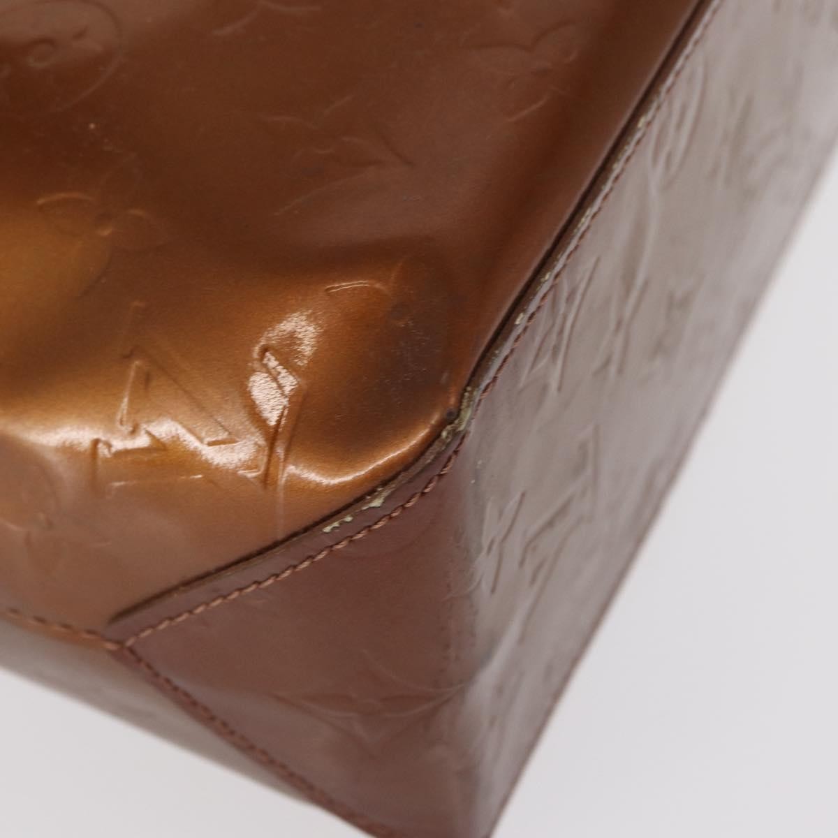 Louis Vuitton Reade Handbag Monogram Vernis, BROWN, PATENT_LEATHER, Tote bag