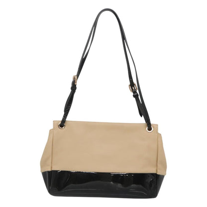 Salvatore Ferragamo Vala Shoulder Bag Leather, BEIGE, LEATHER, Shoulder bag