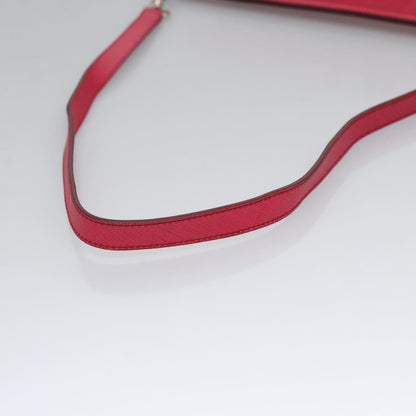 Salvatore Ferragamo Gancini Shoulder Bag Leather, PINK, LEATHER, Shoulder bag