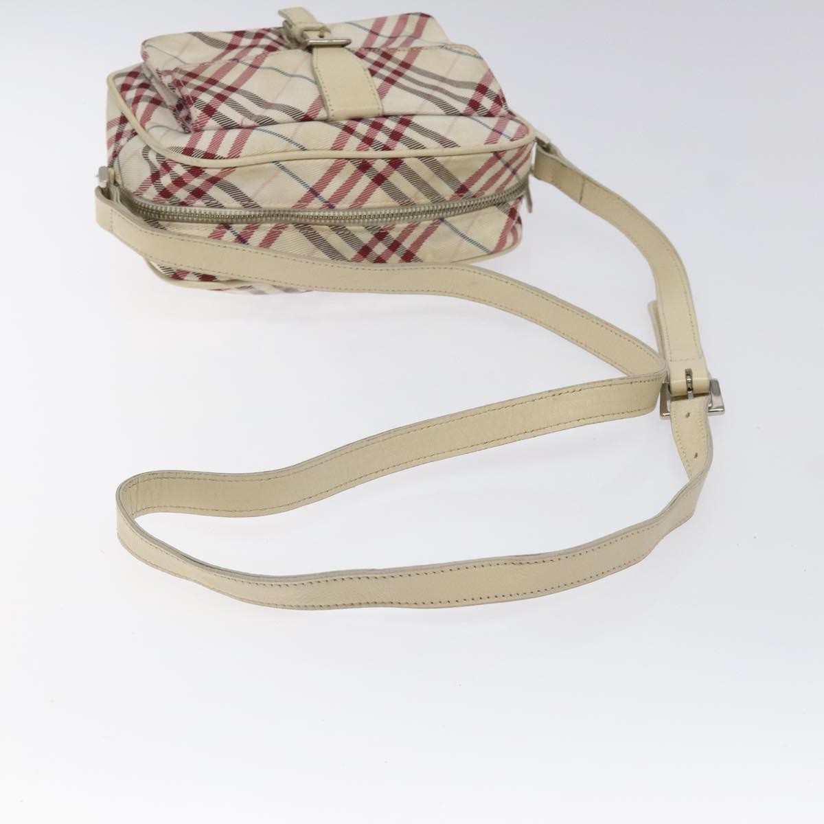 Burberry Nova Check Blue Label Nylon, BEIGE, NYLON, Shoulder bag