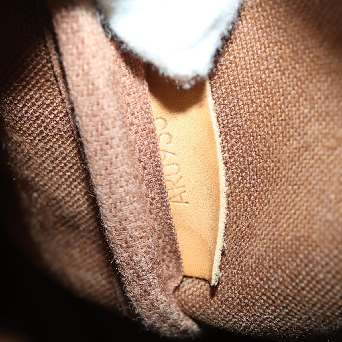 Louis Vuitton Saumur Handbag Monogram Canvas, BROWN, CANVAS, Shoulder bag